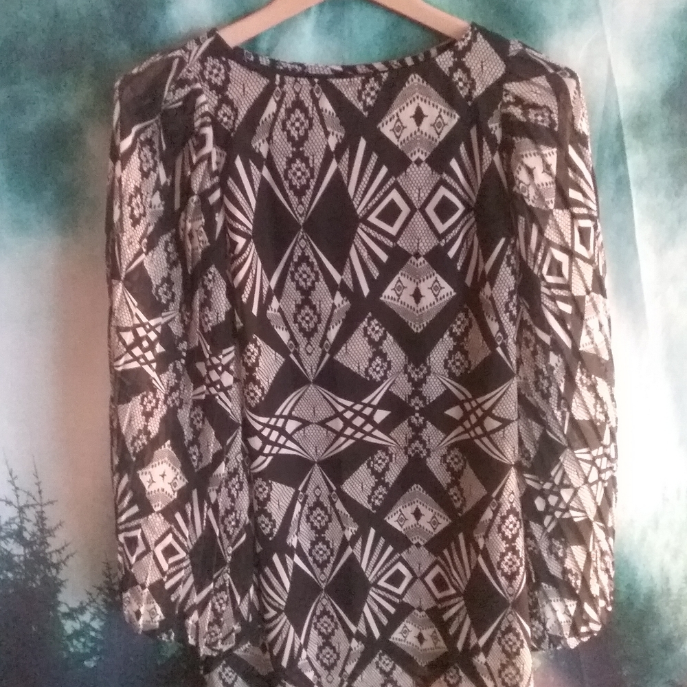 Fire Los Angeles Geometric Dress